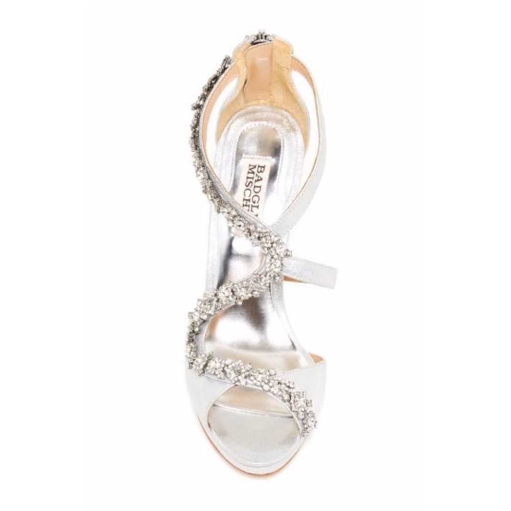 Badgley Mishka Flair-II Wedding Heeled Sandal - Picture 2 of 5